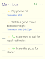 TaskQuik on your Windows 10 Phone